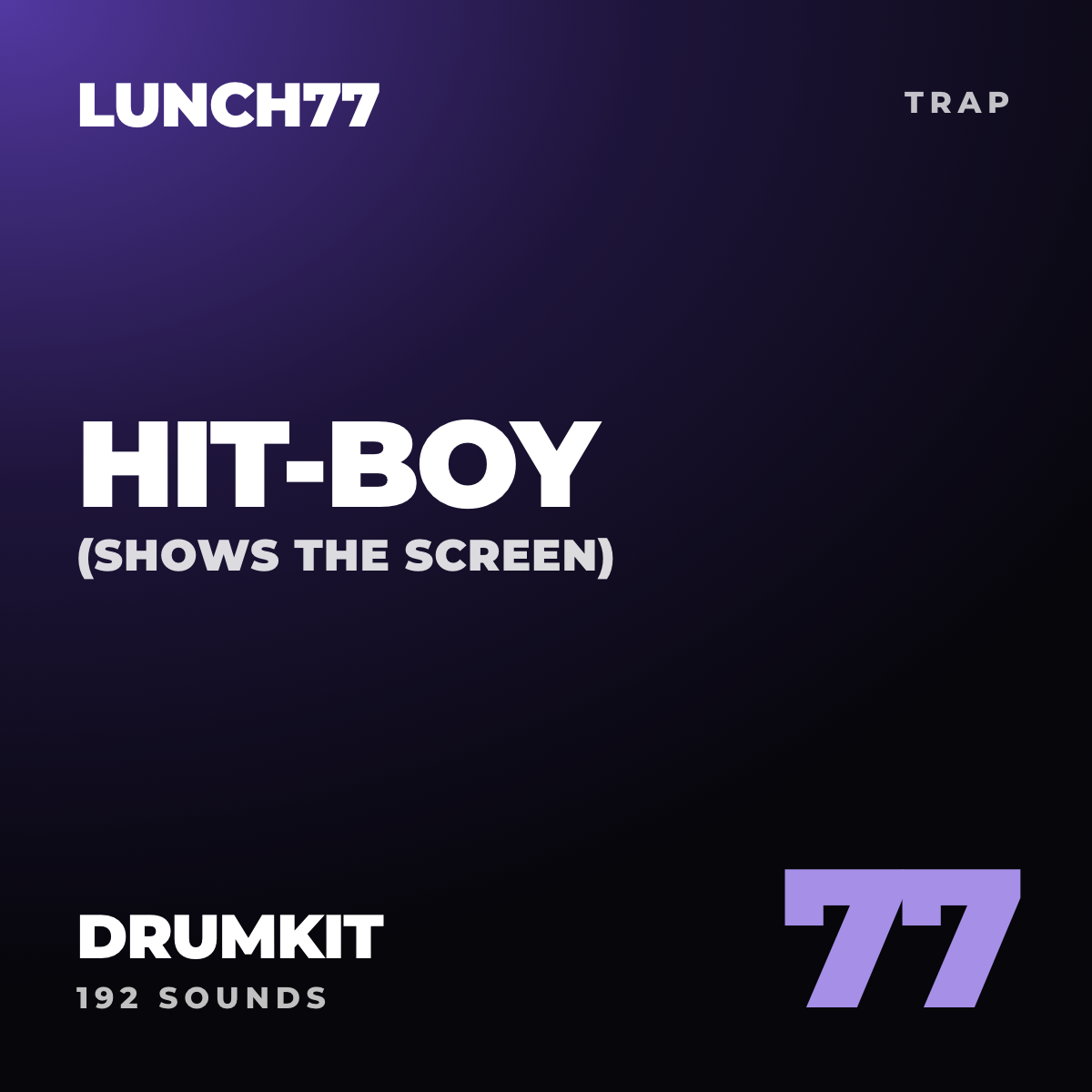 Hit-Boy (Shows the Screen) Drumkit cover