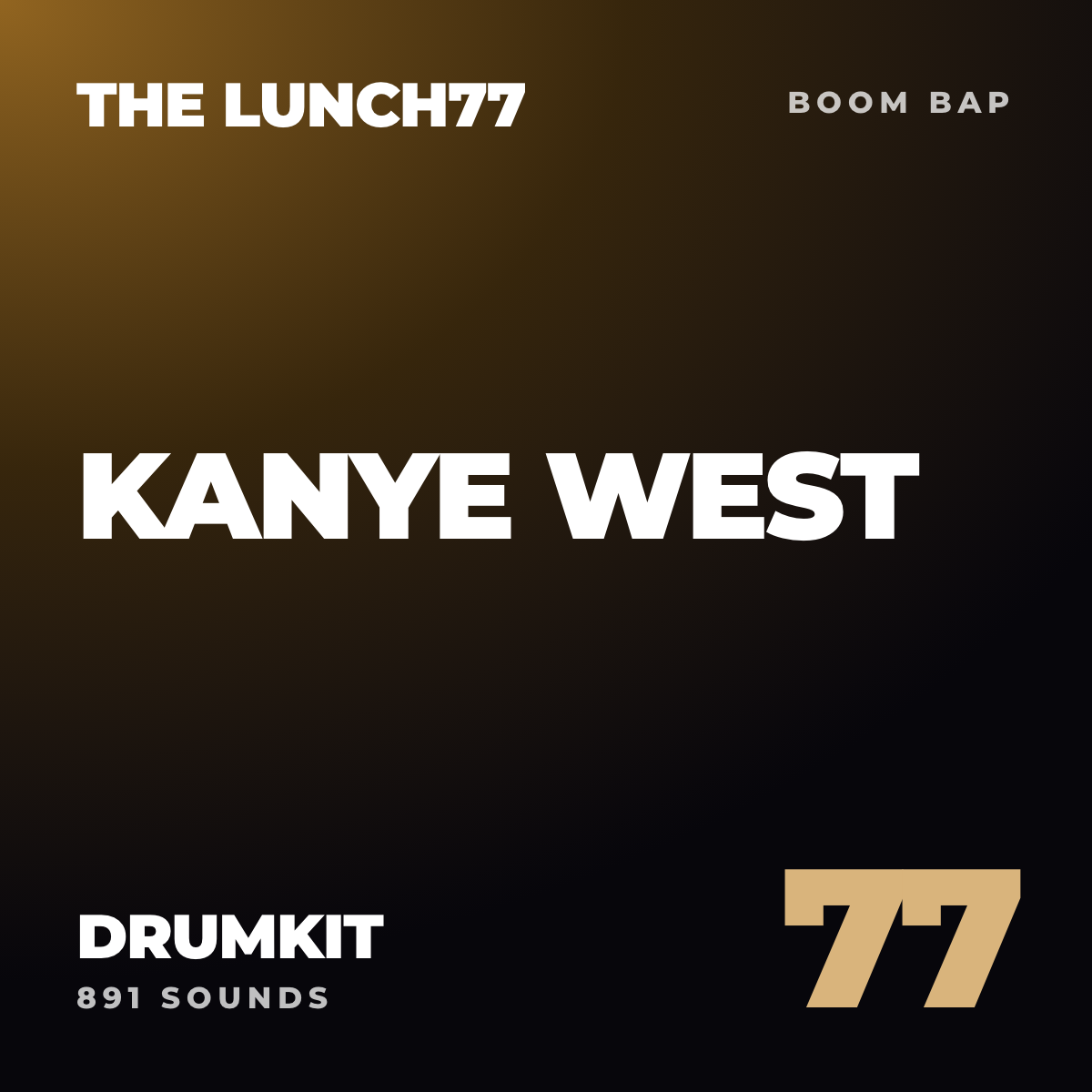 The Lunch77 Kanye West Drumkit cover