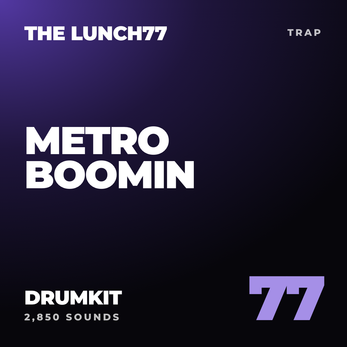 The Lunch77 Metro Boomin Drumkit cover