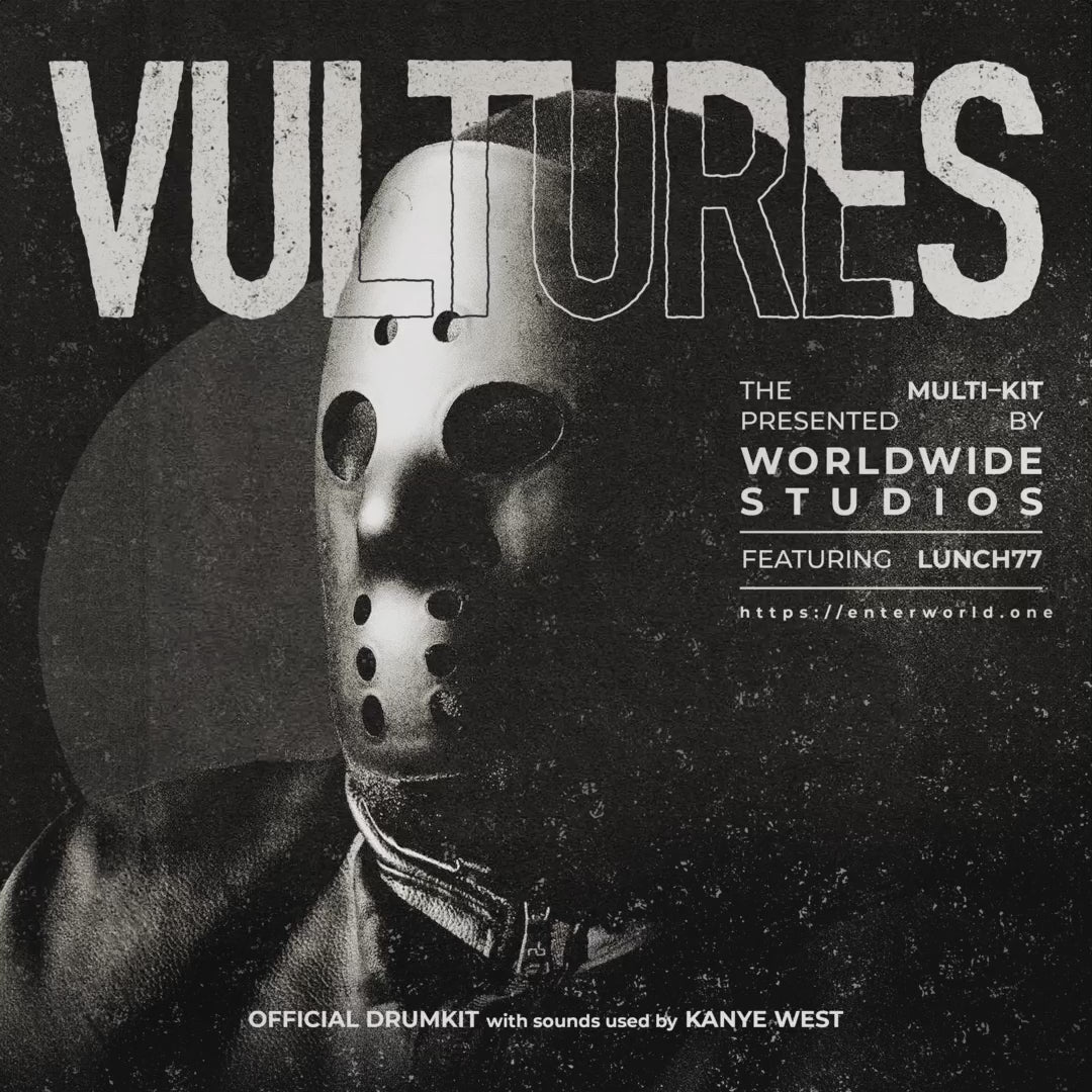 Get the Official Lunch77 Vultures Drumkit | 840 Drums & 75 Samples