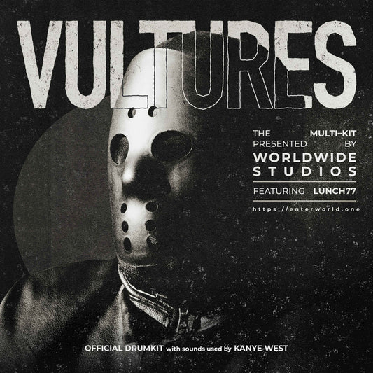 The Lunch77 Vultures Drum Kit (Premium) cover art, drum kit by Lunch77 Official