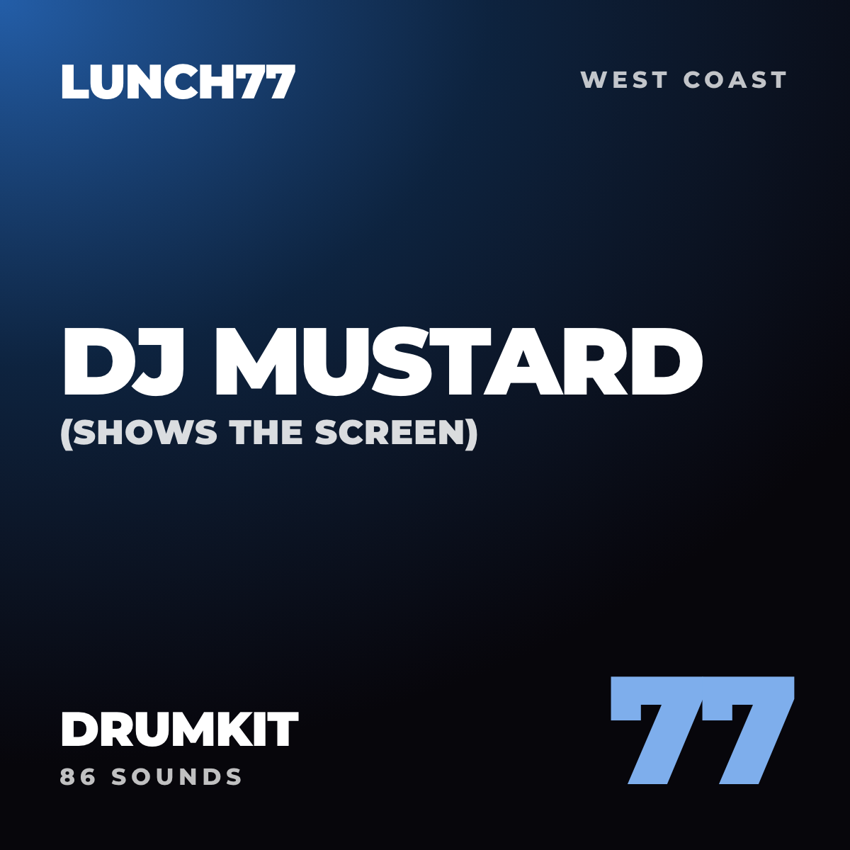 DJ Mustard (Shows the Screen) Drumkit cover