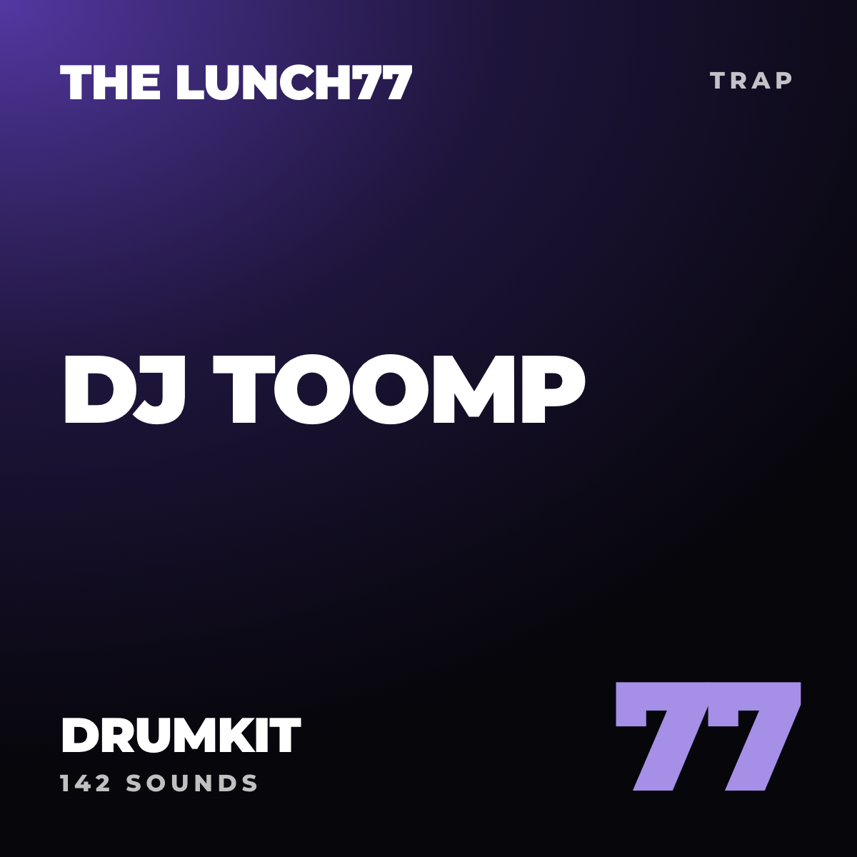 The Lunch77 DJ Toomp Drumkit cover
