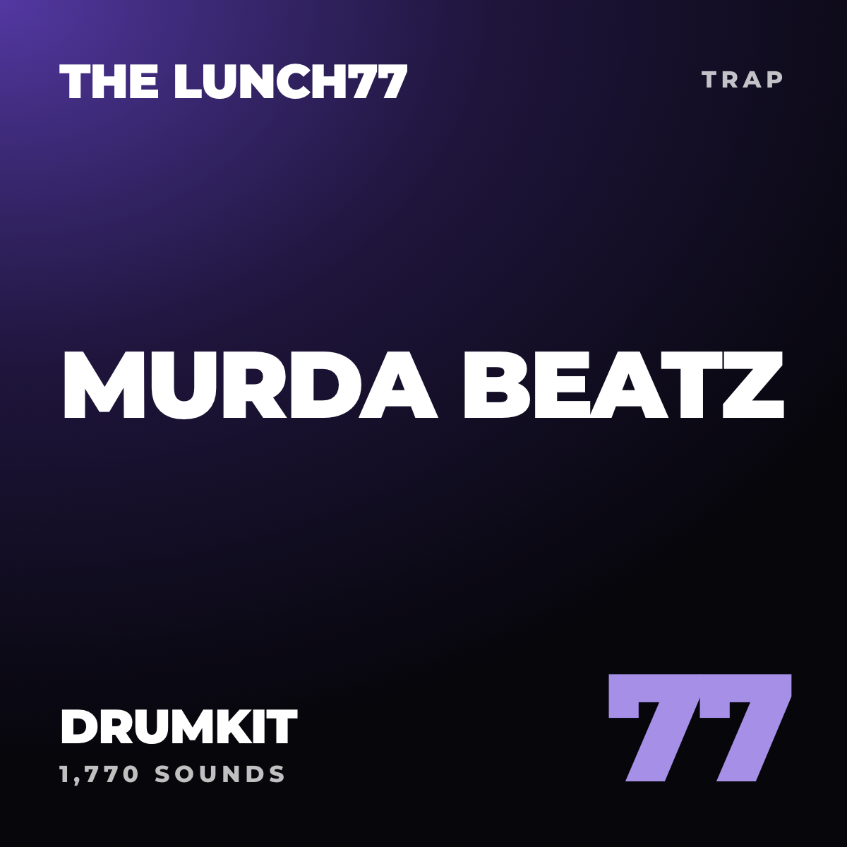 The Lunch77 Murda Beatz Drumkit cover